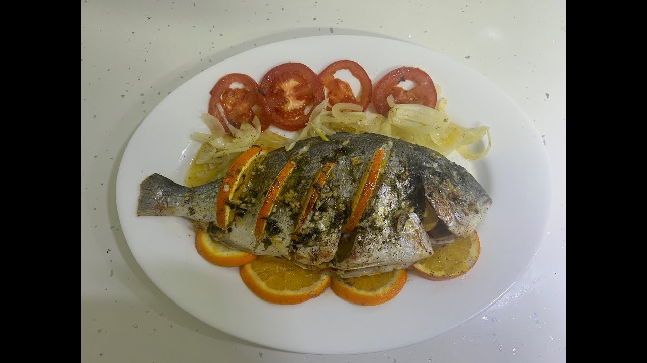 DORADA AL HORNO A LA NARANJA