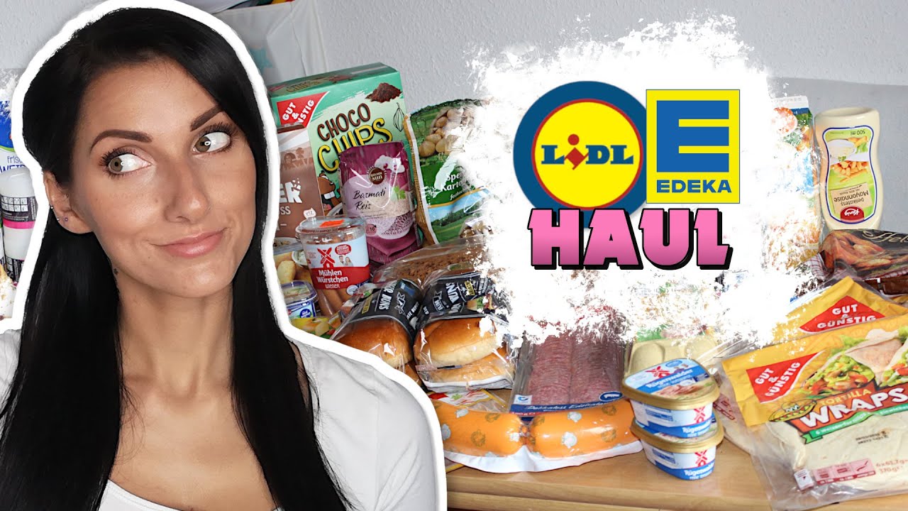 🍔 XXL FOOD HAUL LIDL + EDEKA mit Frühlingsrolina | GROßEINKAUF
