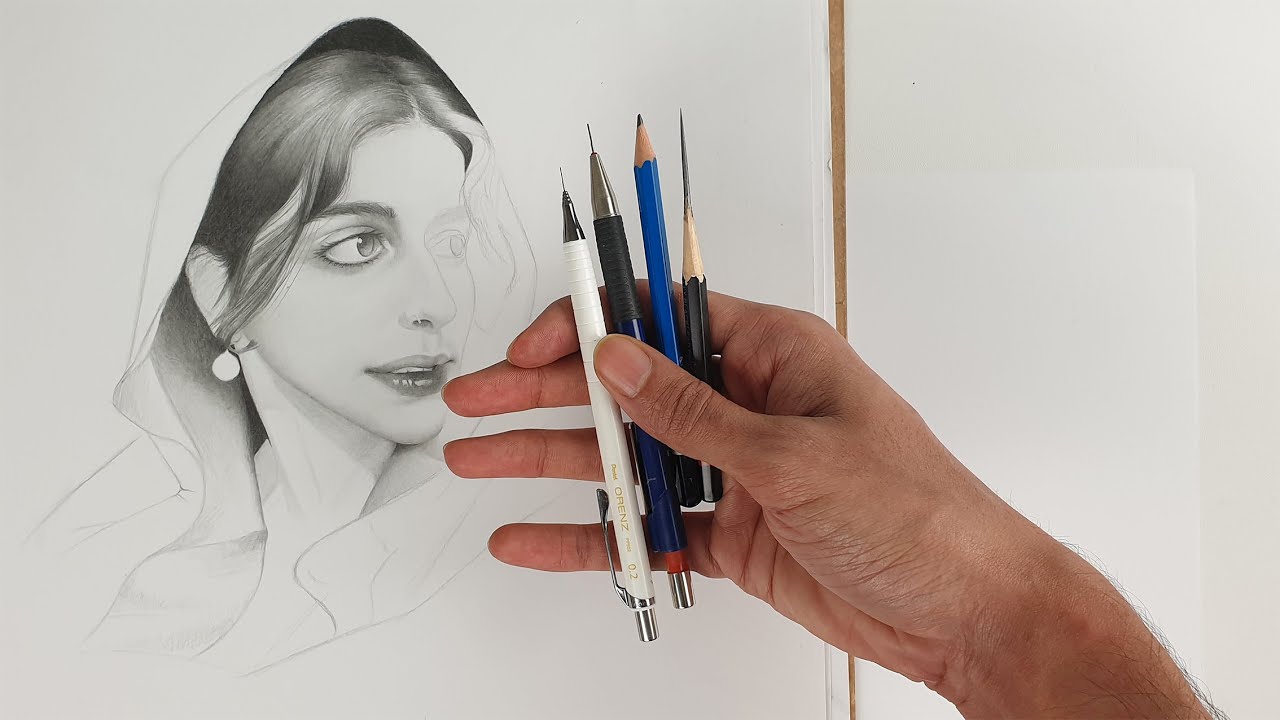 تعليم الرسم: مقارنة أقلام الرصاص في التظليل