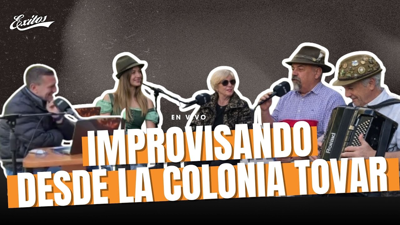 Román Lozinski en Improvisando con Katy Kanzler y los colonieros en La Colonia Tovar