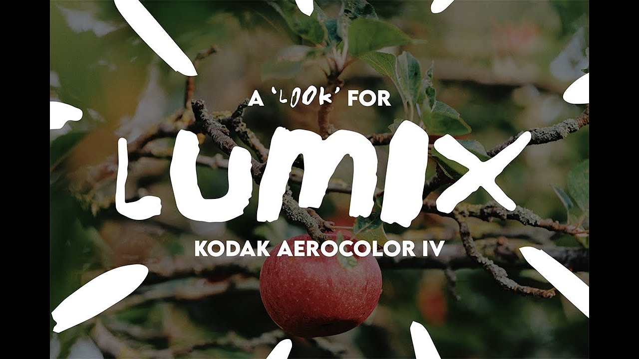 Kodak Aerocolor IV LUMIX 'Look' для получения JPEG-файлов, снятых непосредственно на камеру.