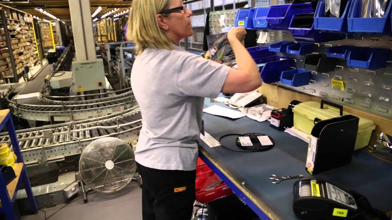 Inside our International Distribution centre at Maybrook, Leeds, UK