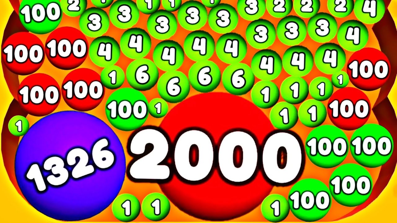 DIGS & BALLS - 2048 Sand Balls (Dig 2048 Games) Satisfying Asmr Math Games Level Up