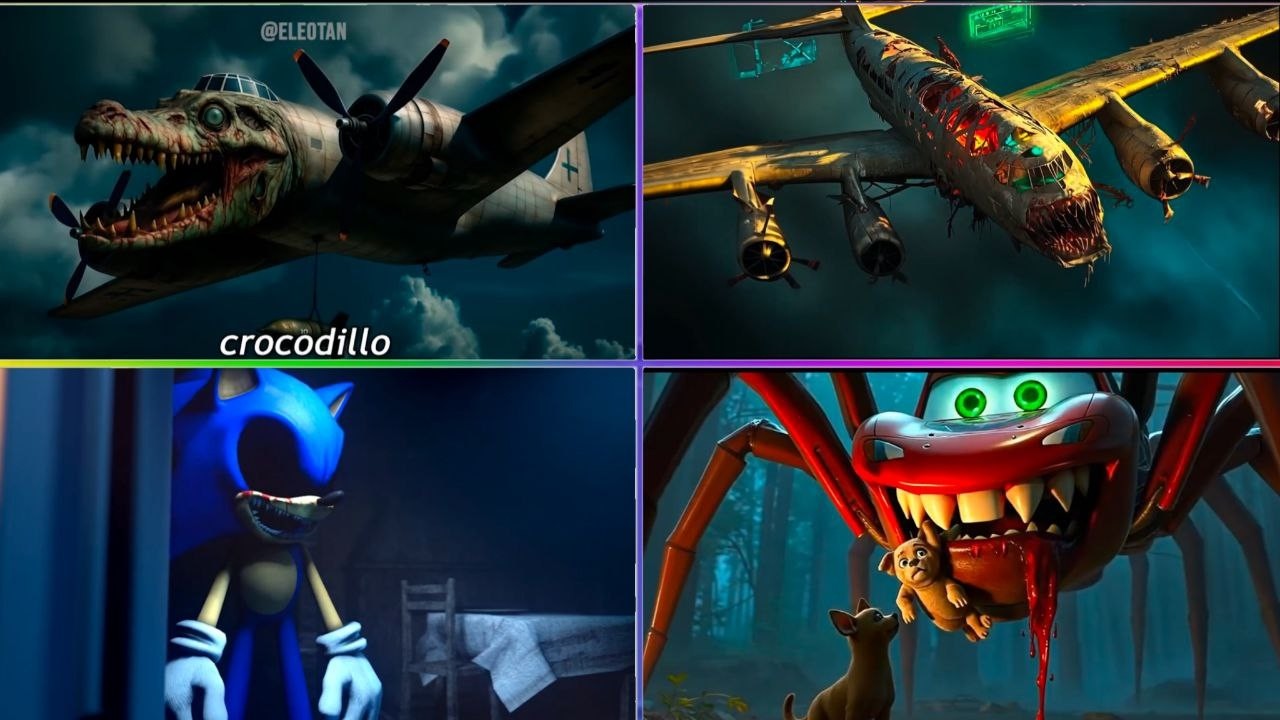 ITALIAN Brainrot VS Ifected SKY VS McQueen Monster VS Sonic Monster  Hop EDM Rush