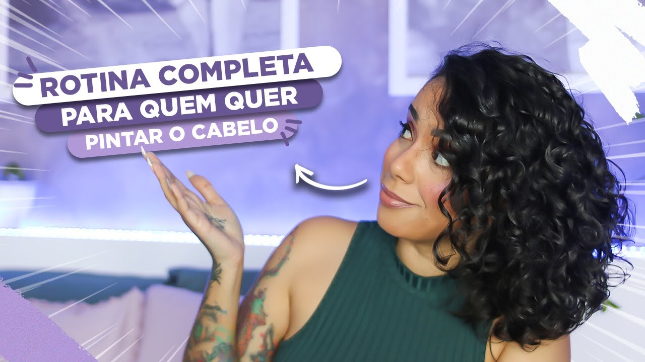 ROTINA COMPLETA PRÉ E PÓS COLORAÇÃO E DESCOLORAÇÃO DE CABELOS CACHEADOS - Tamires Maia