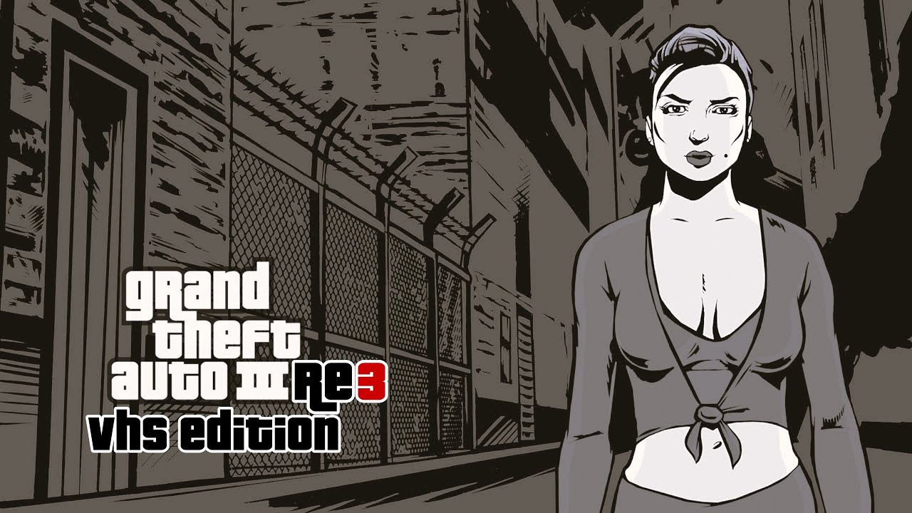 Grand Theft Auto 3 (re3): VHS Edition + Mirror Mode - Gameplay