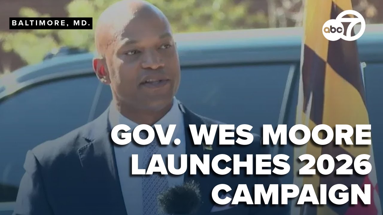 WATCH LIVE: Maryland Gov. Wes Moore seeks 2026 reelection
