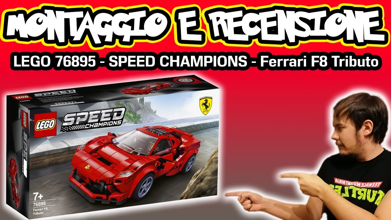 LEGO 76895 | Speed Champions | Ferrari F8 Tributo | UN PRODOTTO UFFICIALE FERRARI!!