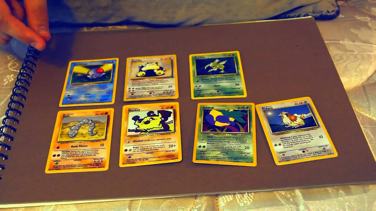ASMR Nostalgia: Pokemon Cards (Soft Spoken)