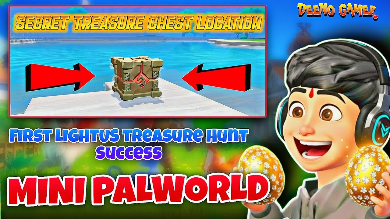 First LIGHTUS Treasure Hunt Success 😲🌿 || #Palworld #amikinsurvival 