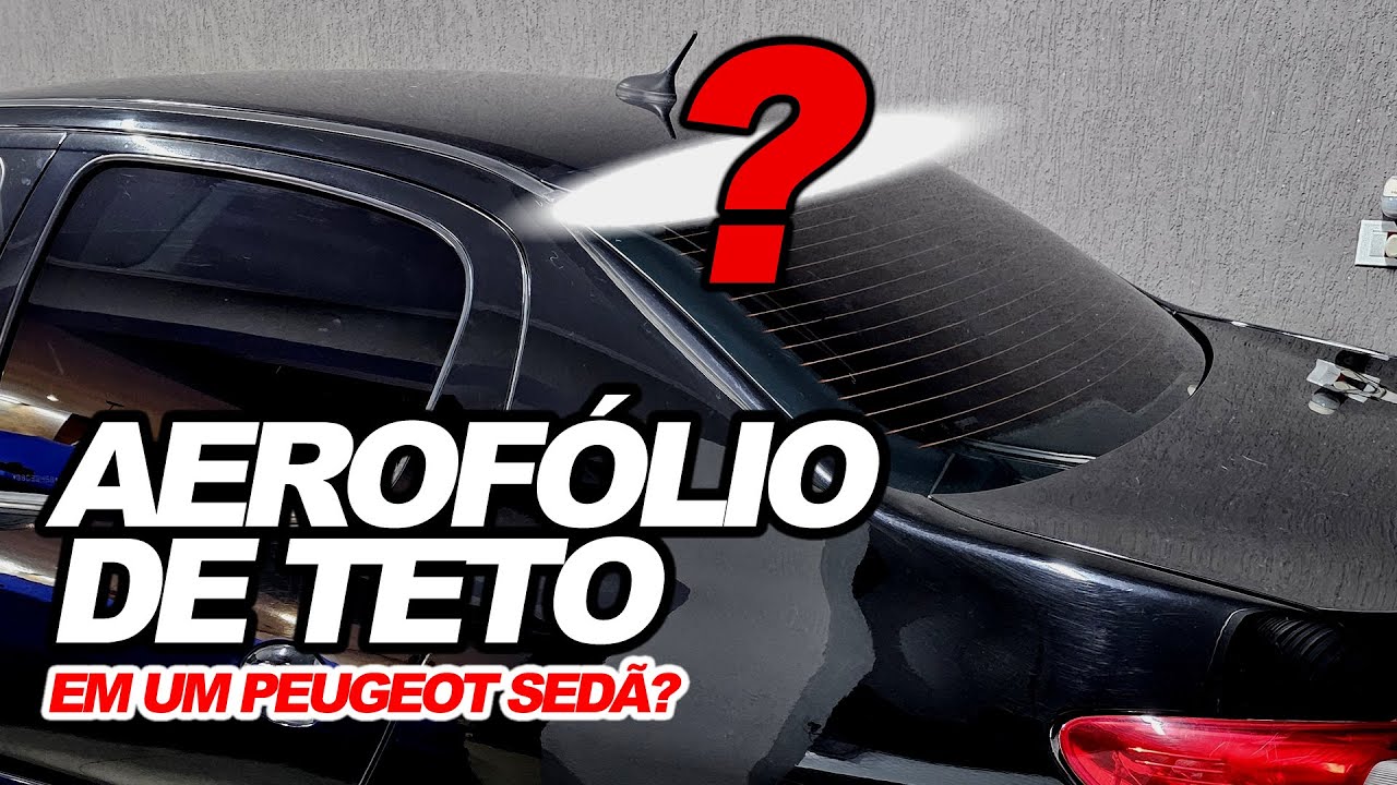 MUDANÇA INUSITADA NO PEUGEOT 207 PASSION | Spoiler: Aerofólio de teto em carro sedan?