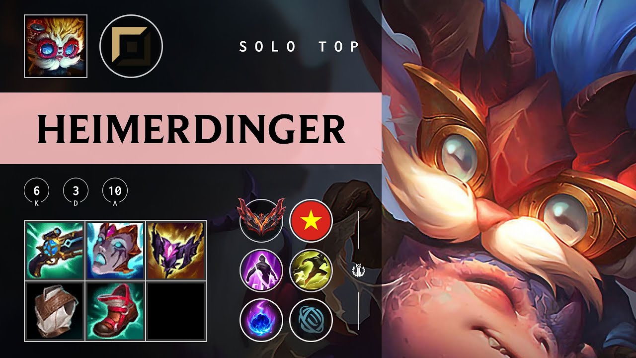 Heimerdinger Top vs Renekton - VN Grandmaster Patch 25.24