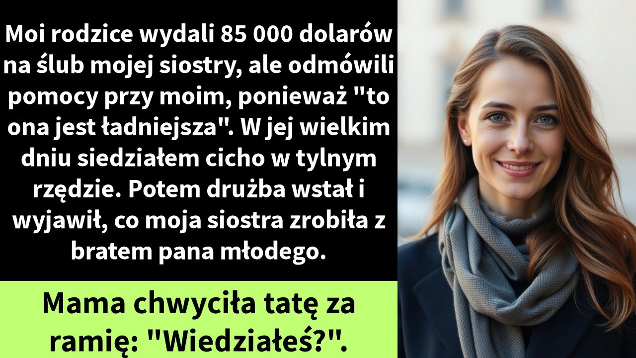 Moi rodzice wydali 85 000 dolarów na ślub mojej siostry, ale odmówili pomocy przy moim,