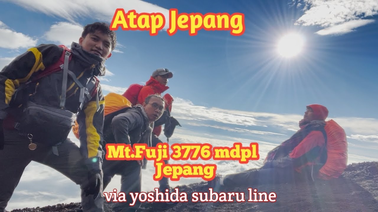 Pendakian Gunung Fuji 3776mdpl Via Yoshida Trail