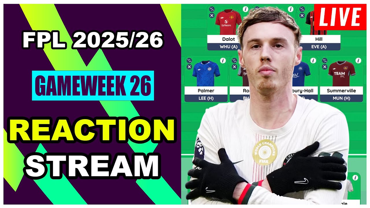 FPL Gameweek 26: REACTION STREAM | Live Q&A | Fantasy Premier League Tips 2025/26