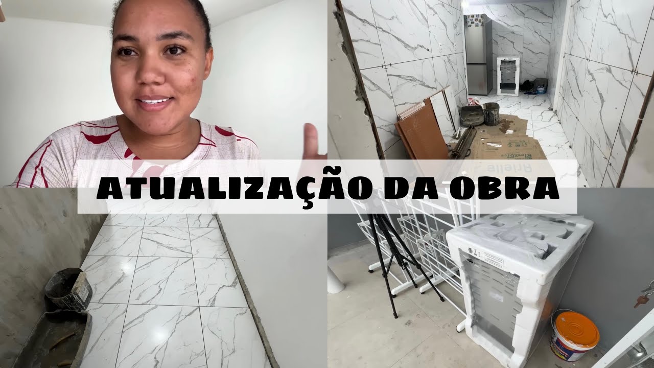 UMA PARTE FINALIZADA | CHEGOU NOSSO FOGÃO | TÁ FICANDO LINDA DEMAIS A CASA NOVA!!