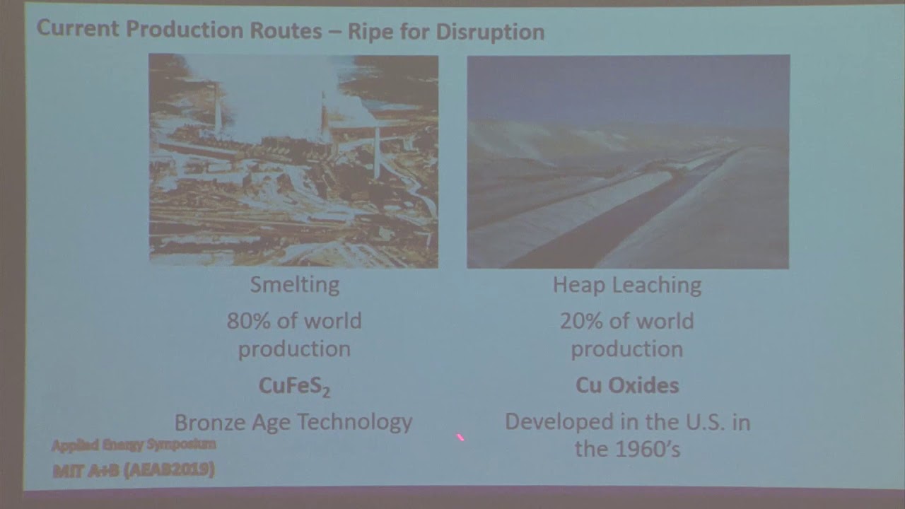 MIT A+B 2019 Prof. Edouard Asselin : Energy use and resource scarcity in the mining industry