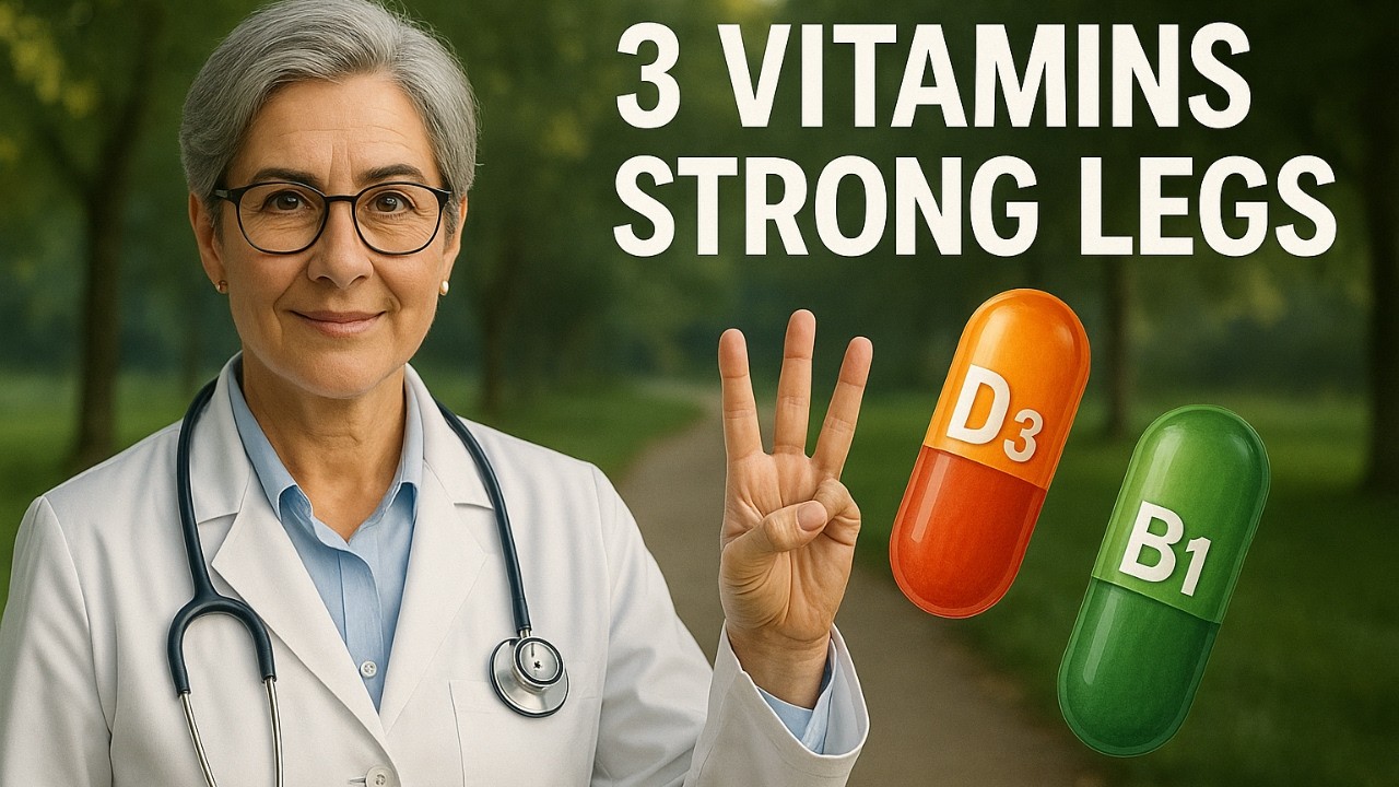 Seniors: Are These 3 Vitamins the Key to Steady Legs? #elderlywisdom