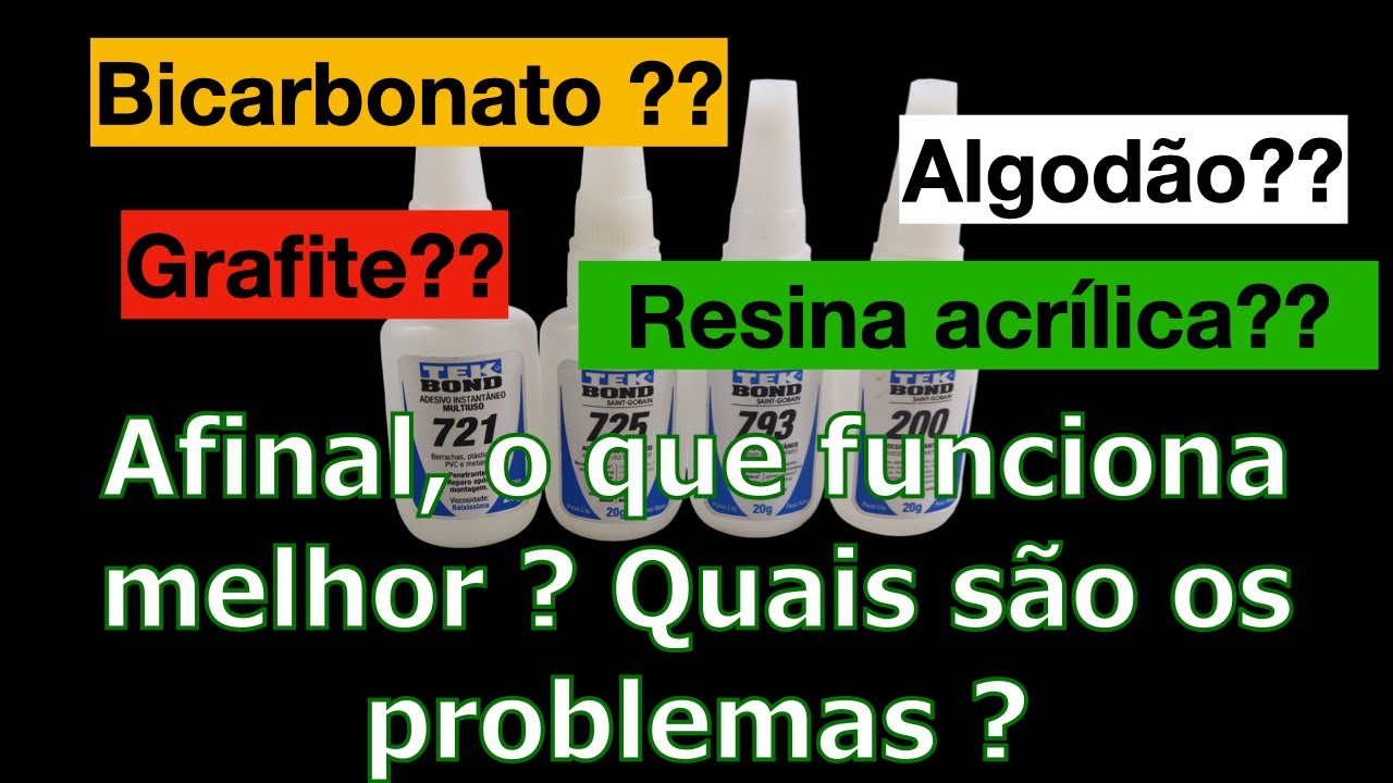 Bicarbonato? Algodão? Grafite? O que mais pode funcionar ?