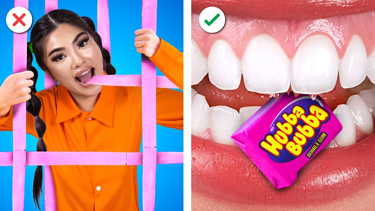 How to Sneak Candy Into Jail! Amazing Food Hacks &  Cool Parenting Ideas by Crafty Hacks