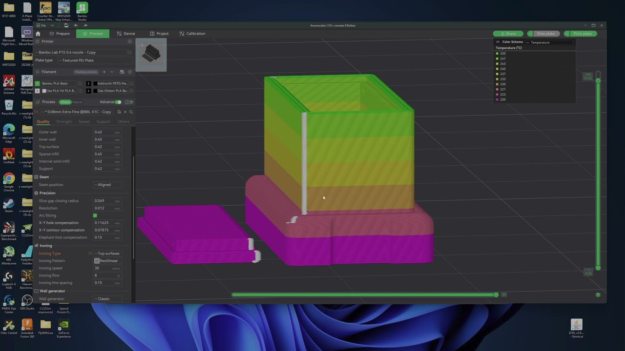 This is how I have done, and I don't understand why the temps is increasing.