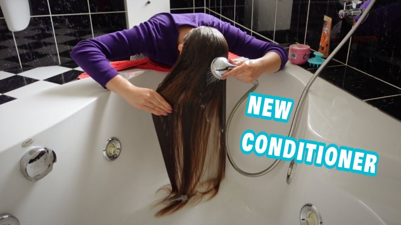 ASMR Hair Wash | Washing My Long Hair Forward | Hair Washing No Talking