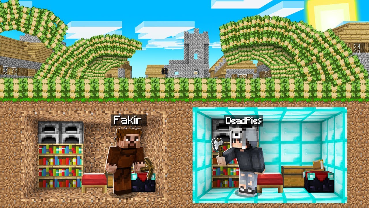 PARA TSUNAMİ VS %1O0 GÜVENLİ SIĞINAK 🤑 - Minecraft