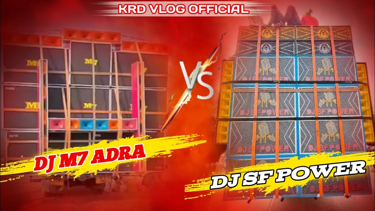 Hard compitition 😡😡 Dj Sf power Vs Dj M7 Adra 💪