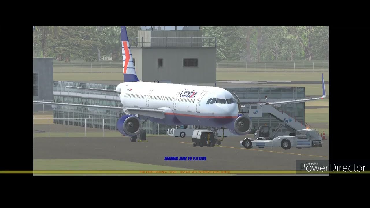 VATSIM: Hawk Air 150 CYQF - KMCI