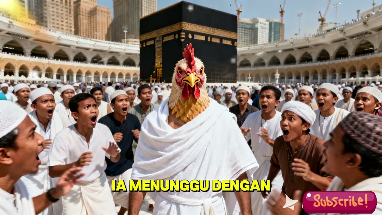INALILLAHI!! KARENA INI WAJAH BERUBAH JADI AYAM DI DEPAN KA'BAH