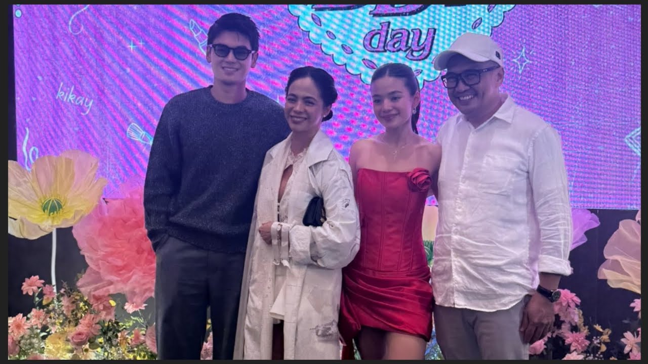 Dustin ,Tita Aileen at Tito Mon Sinorpresa si Bianca sa kanyang Birthday Party, Happy Family yan