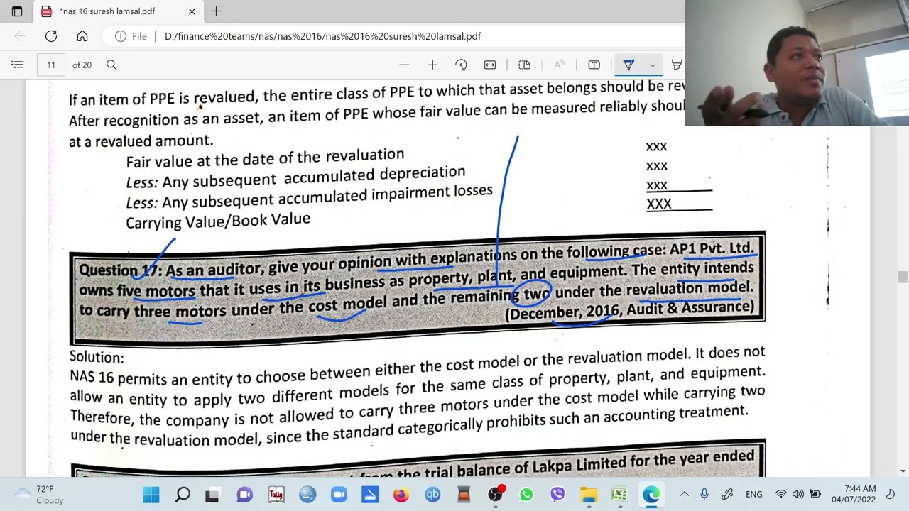 Lec 10 NAS 16 Property, Plant and Equipment