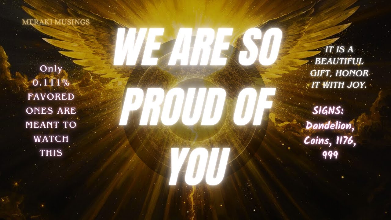 WE ARE SO PROUD OF YOU ✯ Your Angels Have a message for you 𖤓 IT'S A GIFT, YOUR DIVINE PORTION