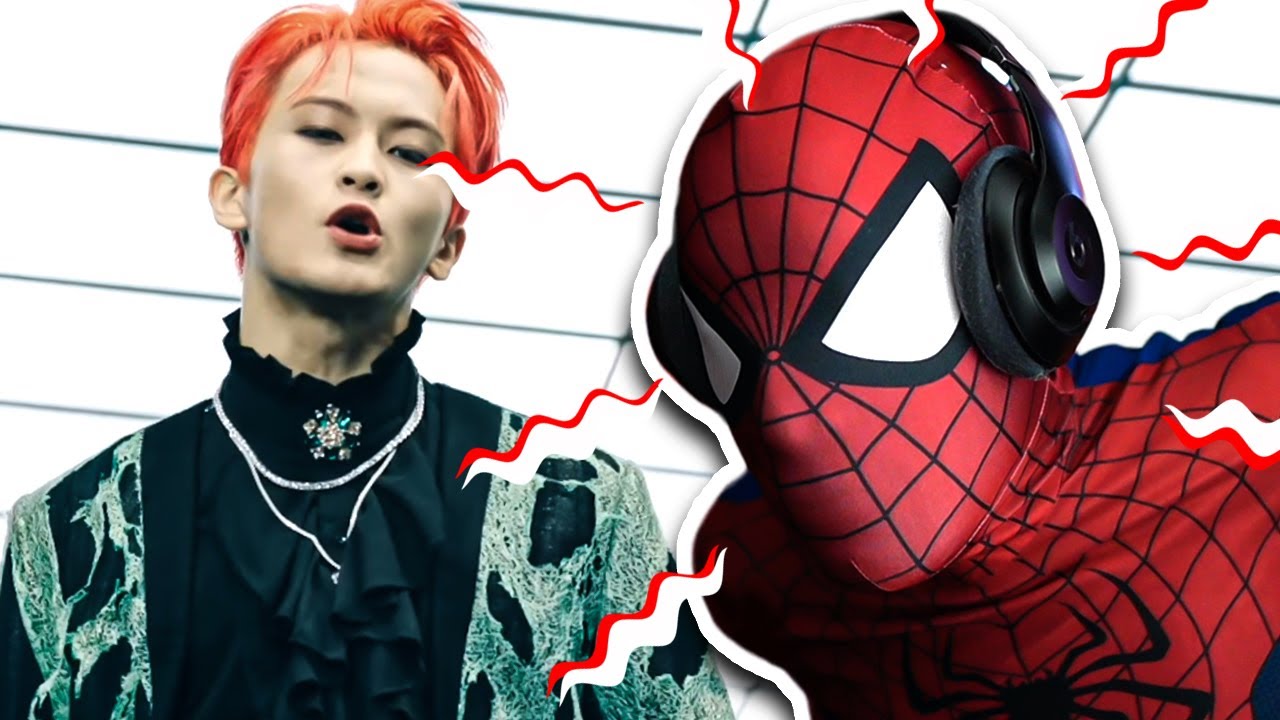 SPIDERMAN reacts to KPOP AVENGERS for the FIRST TIME!!!