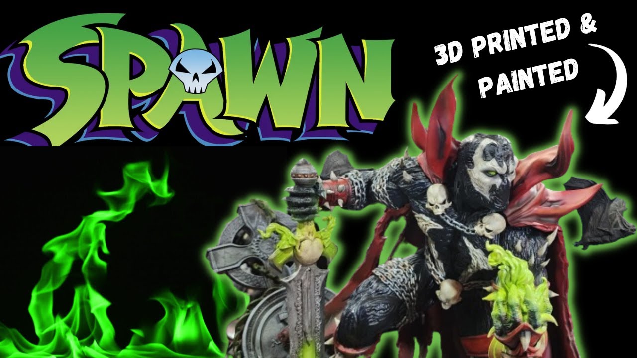 SPAWN is basically Spiderman dressed as Dr. Strange- 3D Print and Paint