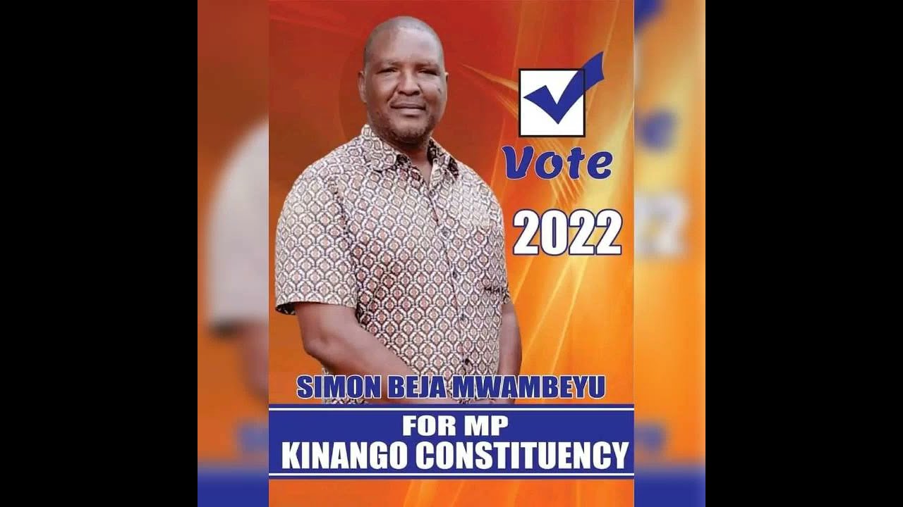 SIMON BEJA MWAMBEYU   MP KINANGO 2022 BY NIZZOH GALACHA