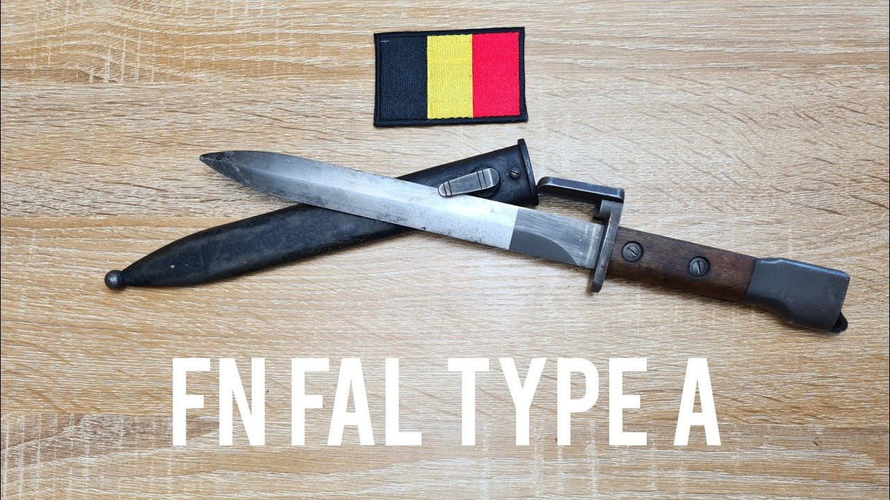 One of the most innovative bayonet design's. The Belgian FN FAL Type A bayonet
