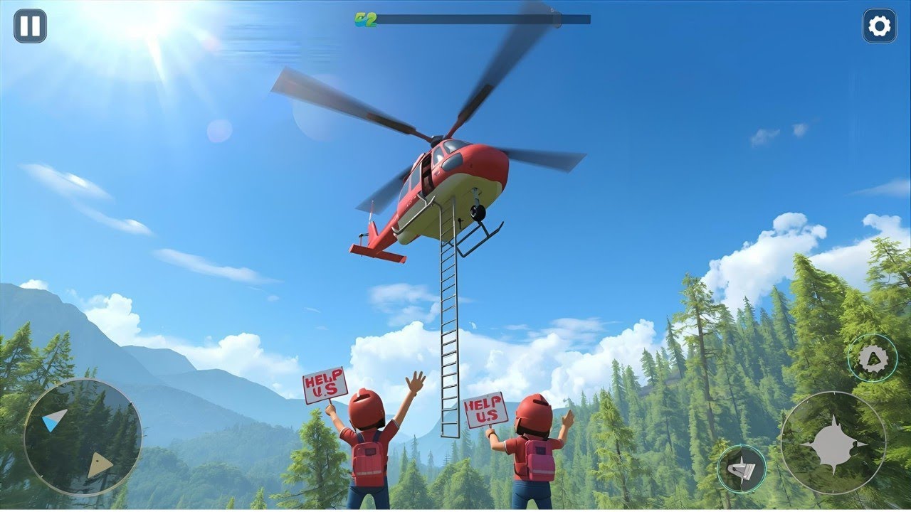 Helicopter Rescue Game 🚁 | Helicopter Simulator Flight Operations 2025 | Emergency Mission Gameplay
