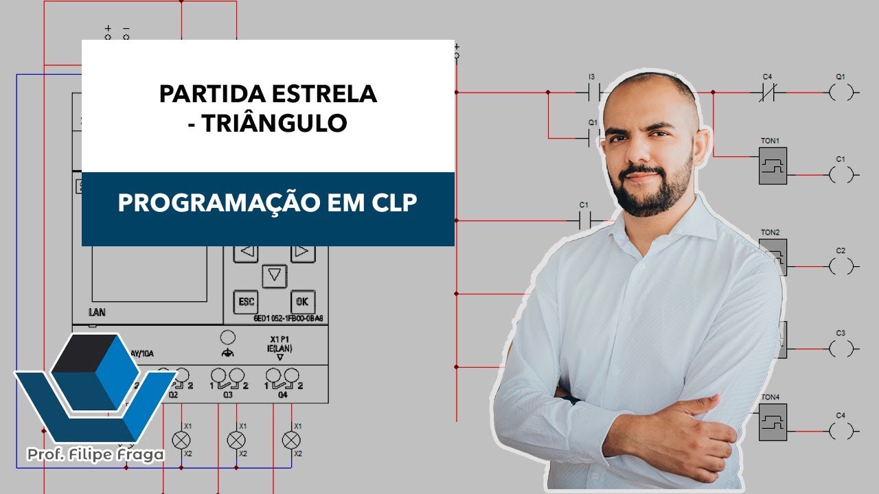 Programação Ladder para Iniciantes - Partida Estrela Triângulo (Atos A1 Soft)