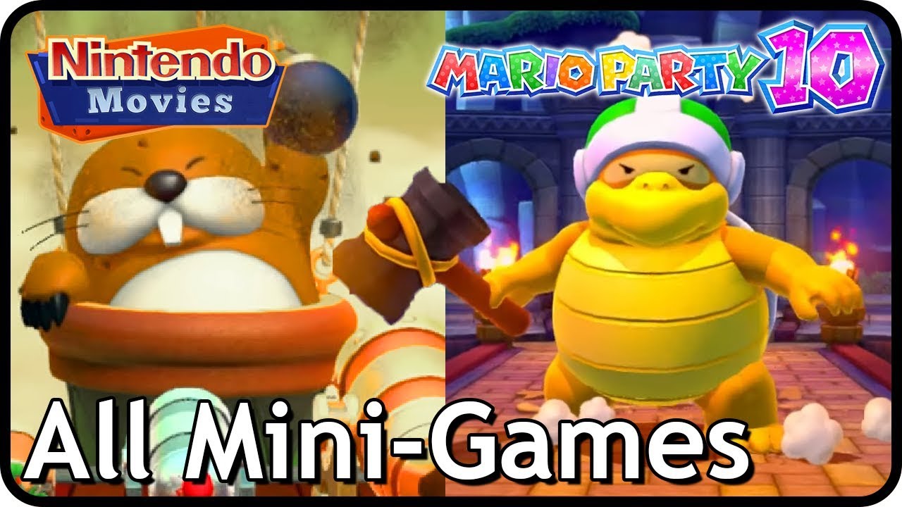 Mario Party 10 - All Mini-Games (2 Players, Master Difficulty)