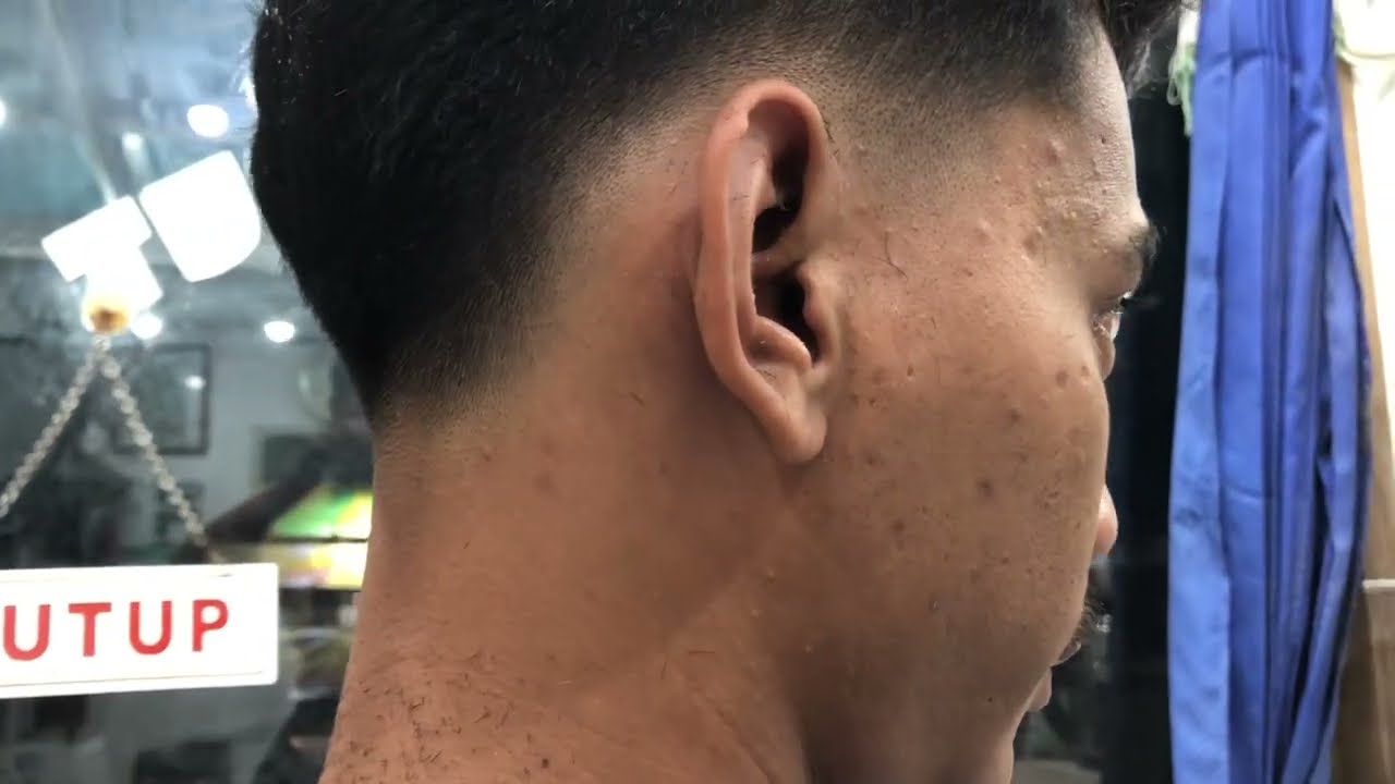 Cara potong rambut cepat potongan 2 jari