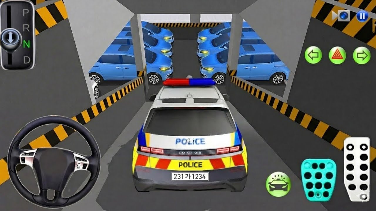 New Police Car 🚙💥 Vs Carnival Cars Extreme Parking Garage Challenge 🅿️ 3d Driving Class 2026 🎮