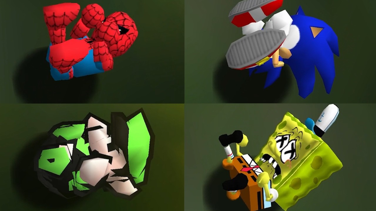 100 Characters defeated by Poison in Super Mario 64