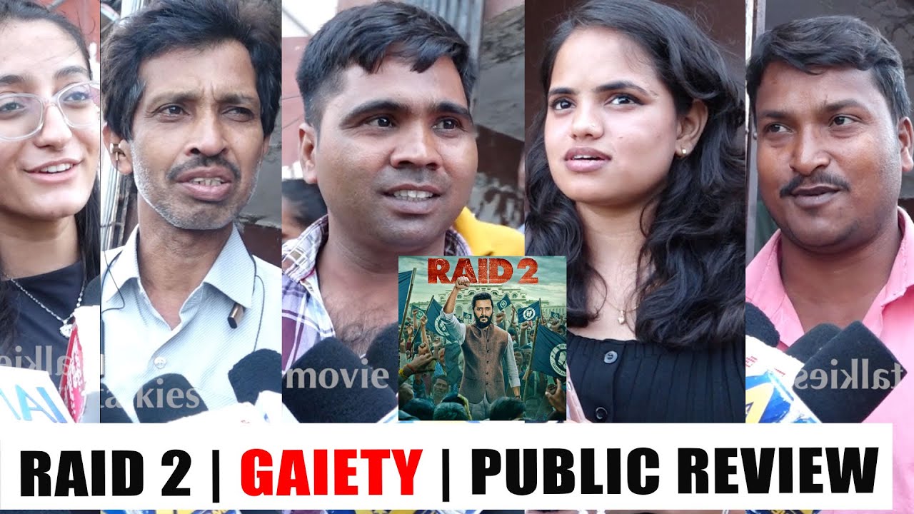 Raid 2 GAIETY GALAXY Public Review | Ajay Devgn, Riteish Deshmukh, Vaani Kapoor