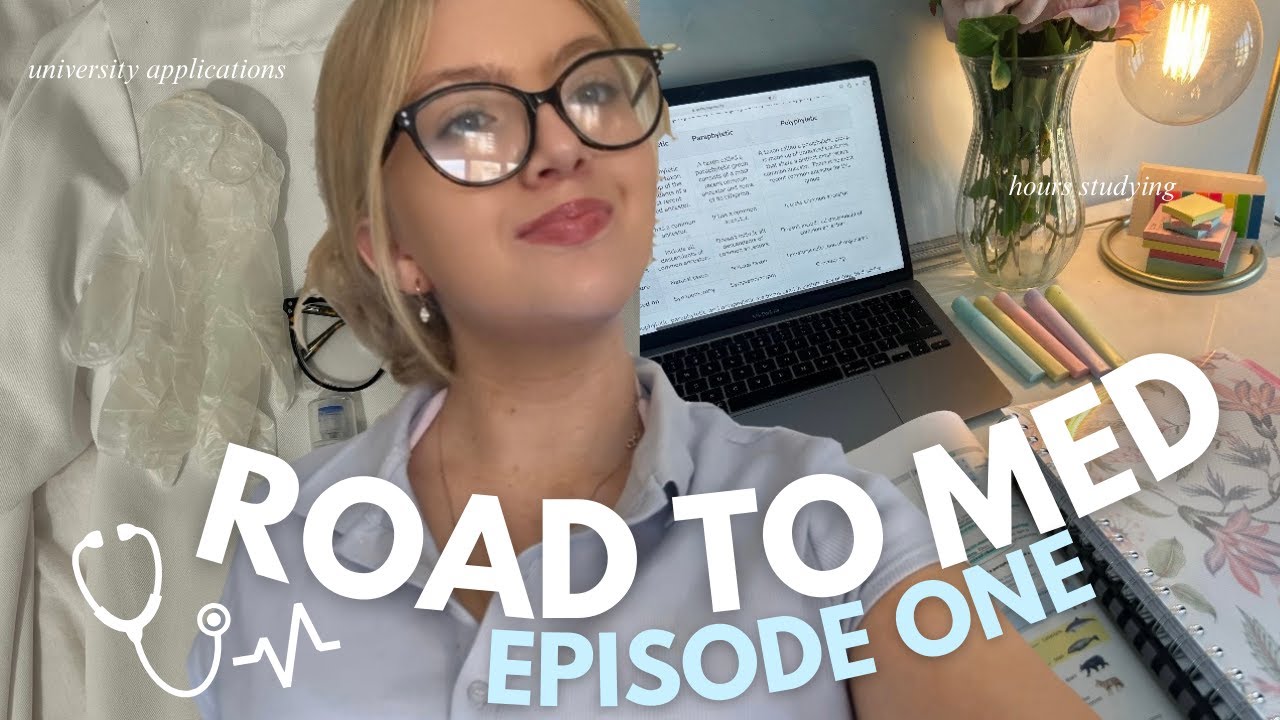 ROAD TO MED EP.1 || late study nights, uni applications 👩🏼‍⚕️