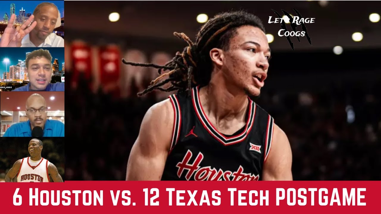 #6 Houston Cougars basketball BATTLES #12 Texas Tech - Let's Rage Coogs postgame
