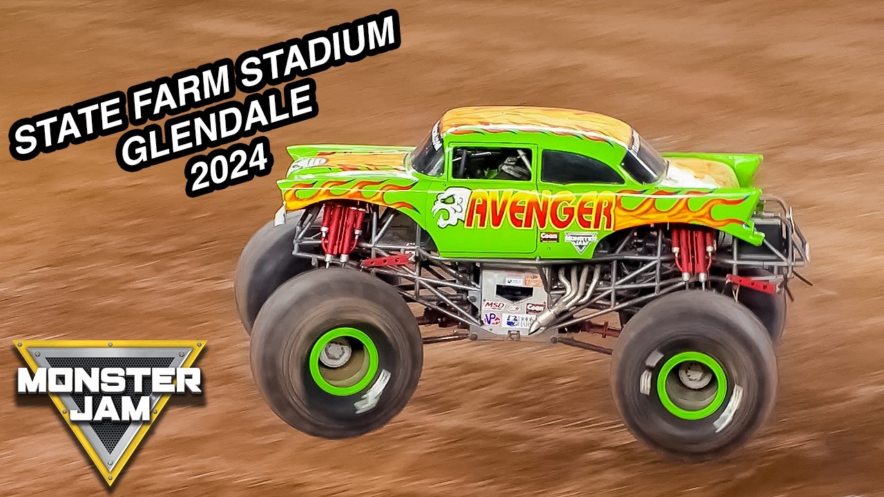 Glendale, AZ: April 27, 2024 | State Farm Stadium | Monster Jam