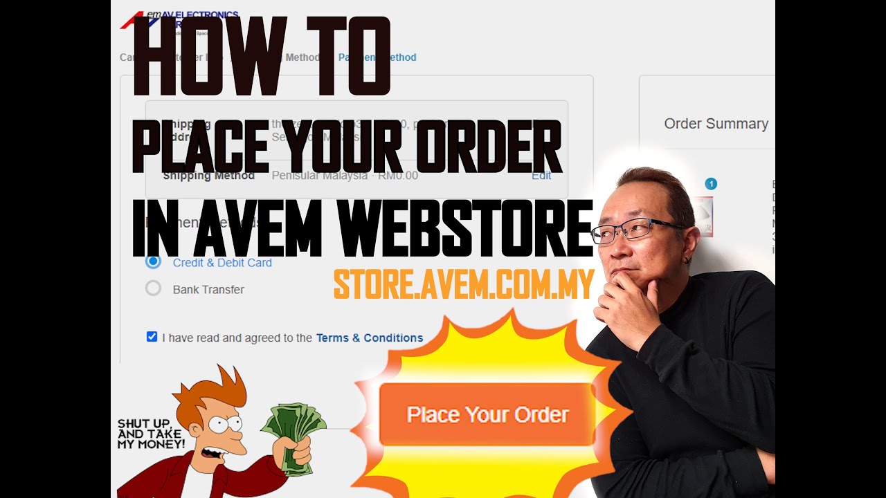 【AVEM 】 Online Shopping with AV Electronics Marketing Webstore