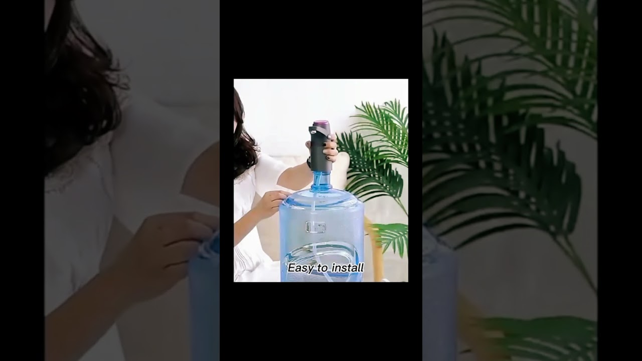 Dispensador de garraf&oacute;n de agua recargable por USB: &iexcl;port&aacute;til y f&aacute;cil de usar!