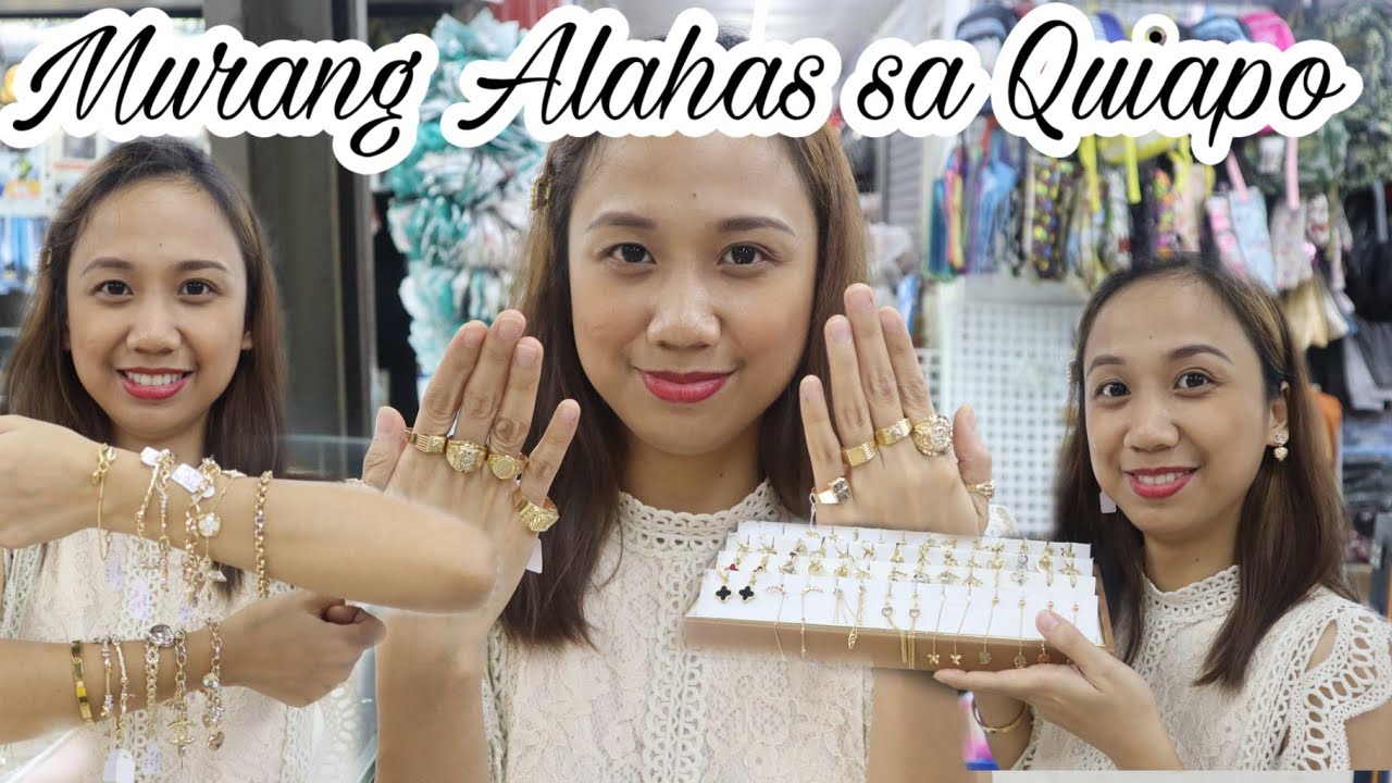 MURANG ALAHAS SA QUIAPO- LEGIT TO PROMISE! | FEAT. A & Z JEWELRY